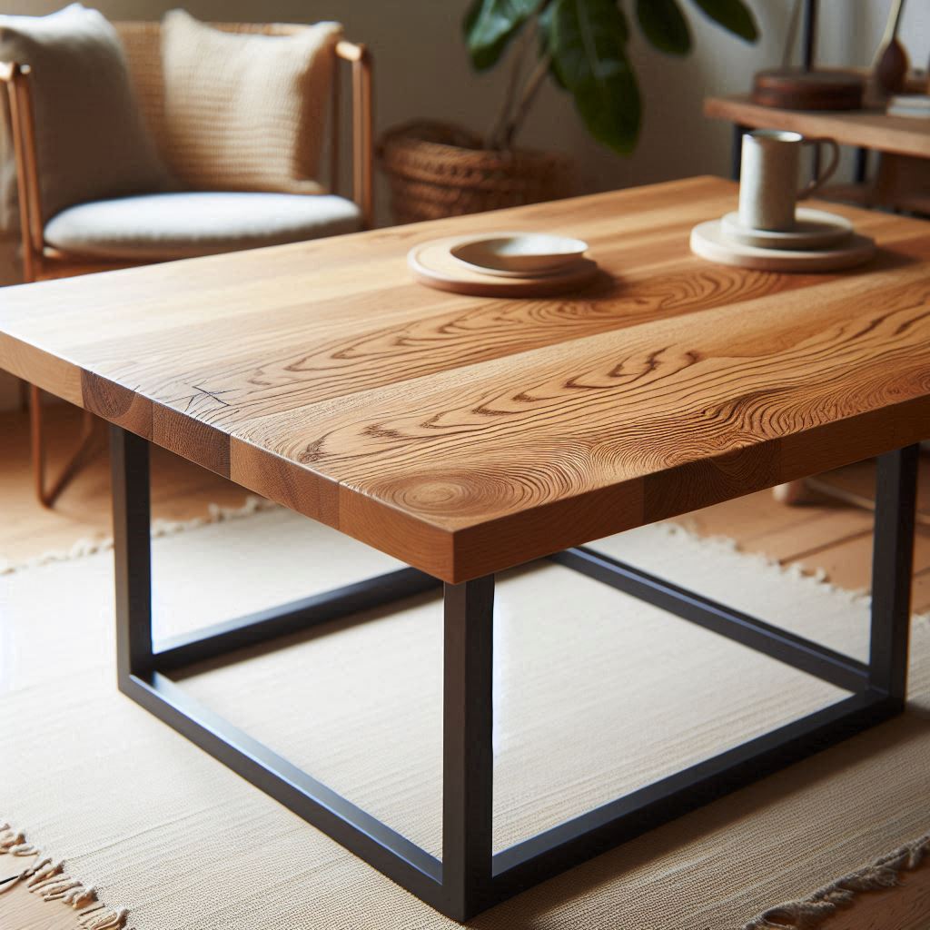 Massivholz Holzplatte Tisch Couchtisch