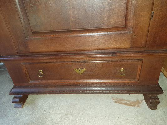 Barock Schrank Eiche Massiv