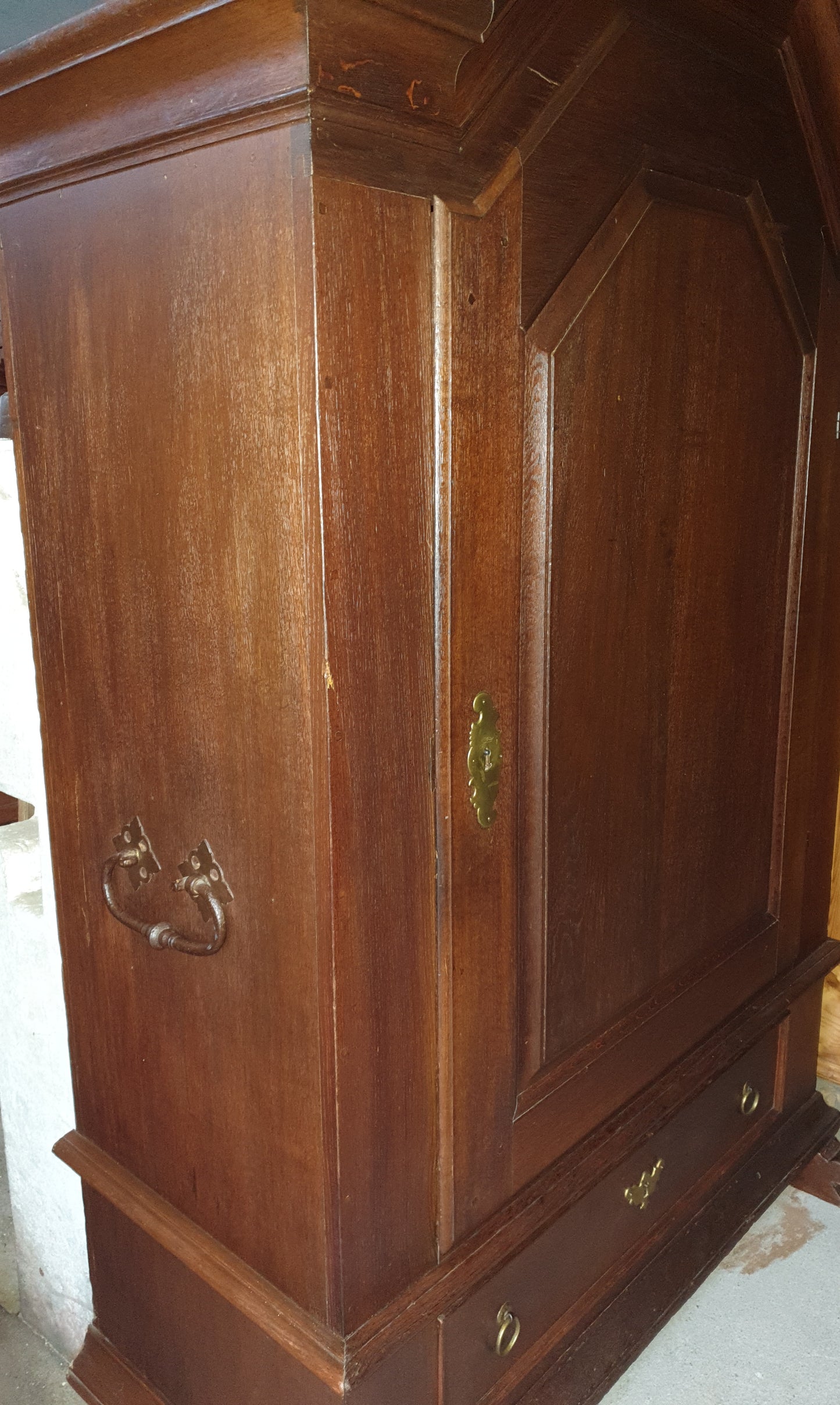 Barock Schrank Eiche Massiv