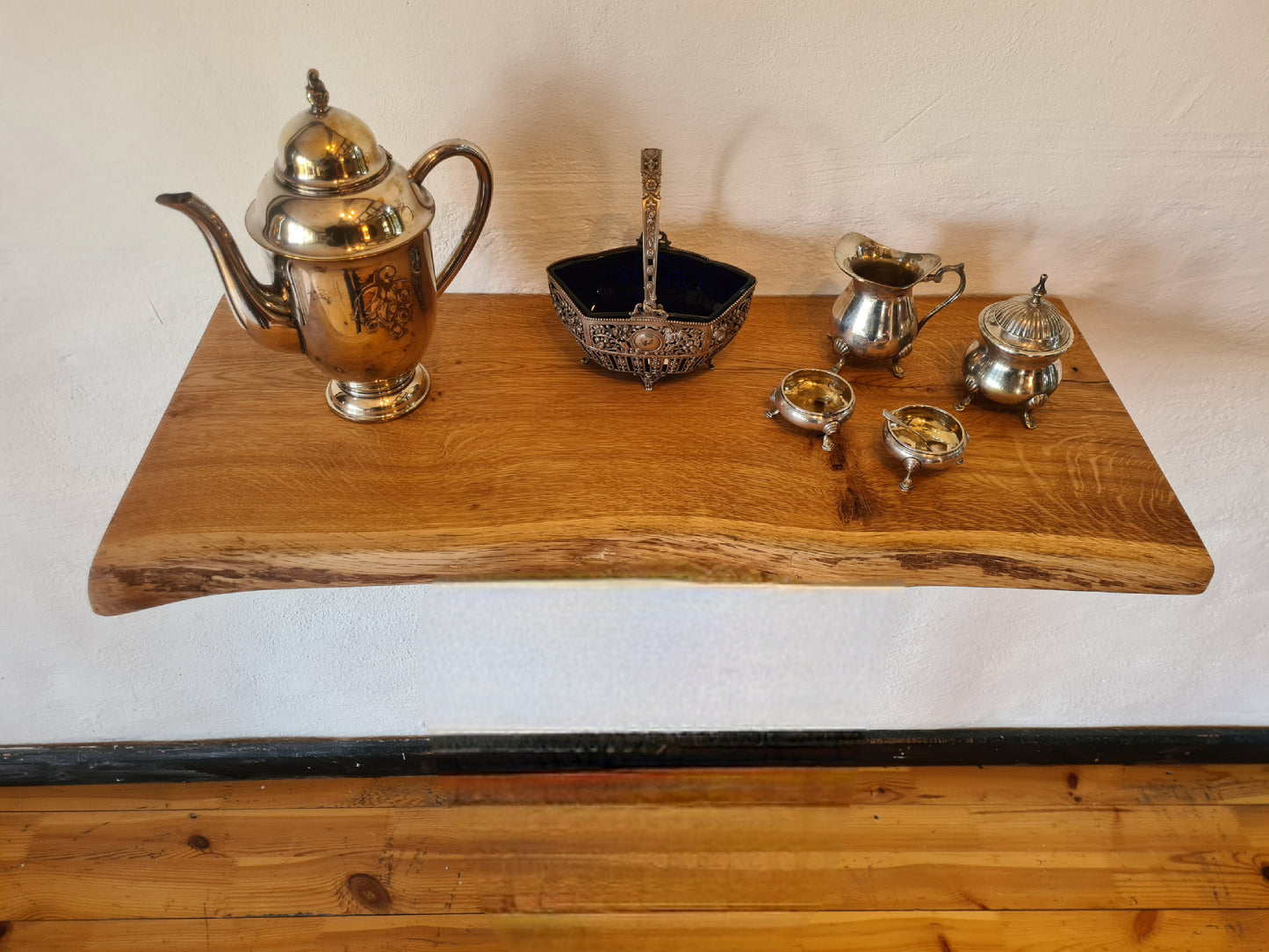 Waschtischplatte aus Holz massiv