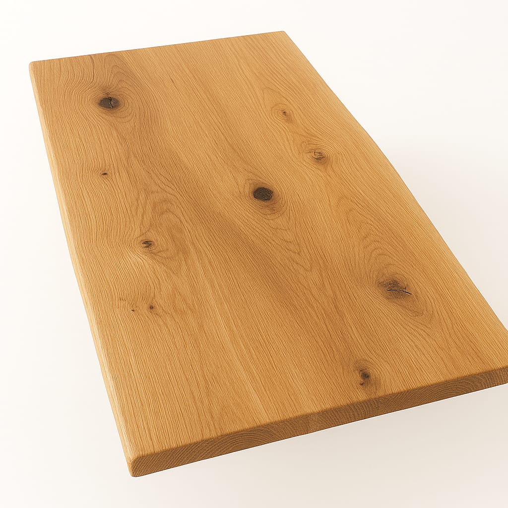 Tischplatte 160x80 cm Eiche massiv holz