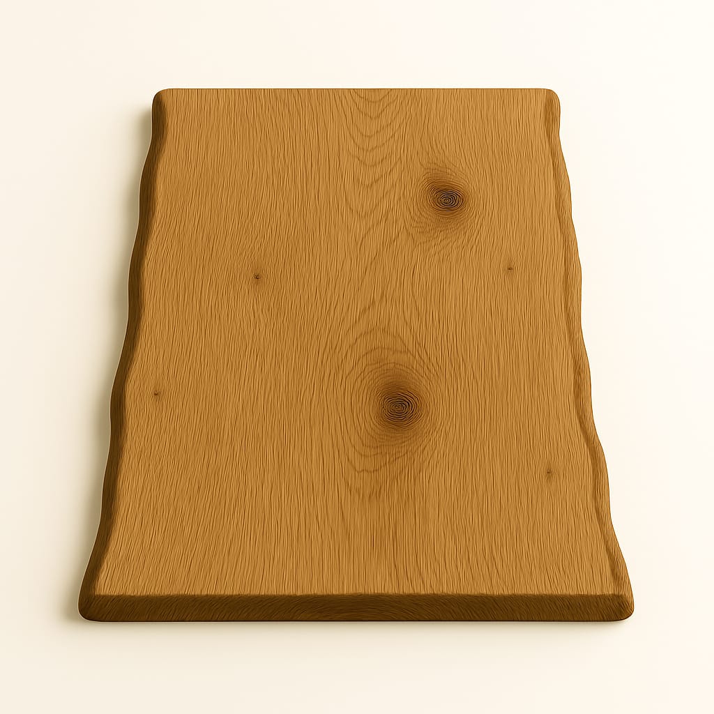 Schreibtischplatte Eiche 180x80 cm massiv Massivholz