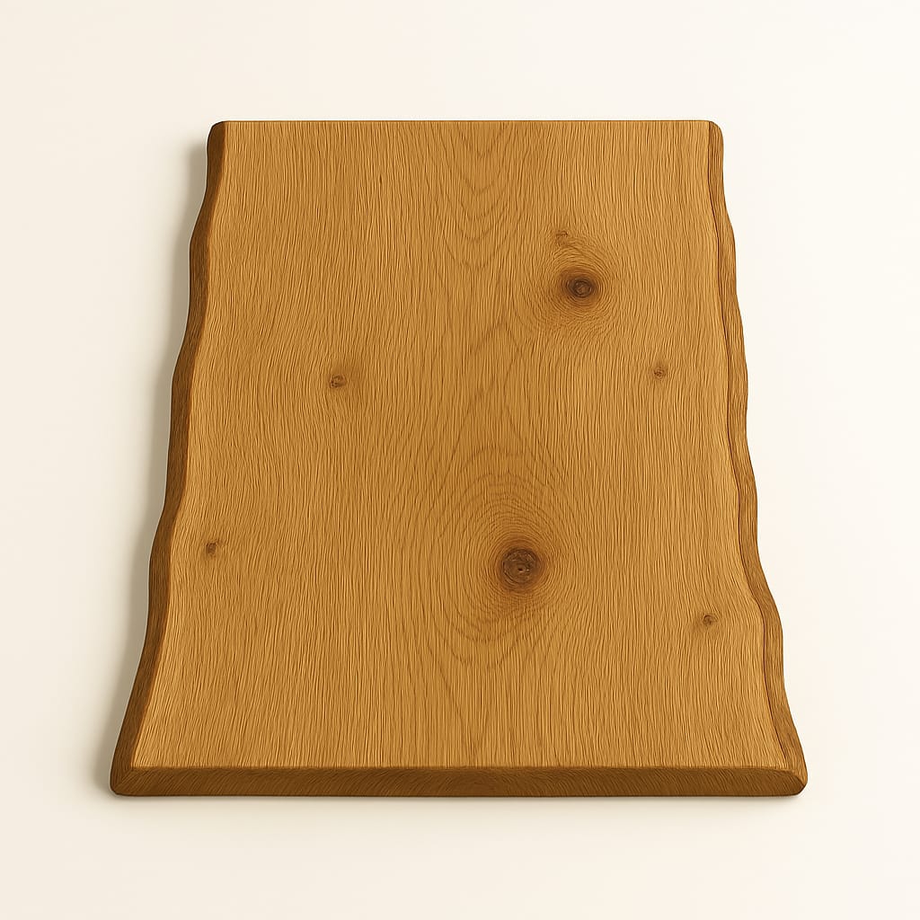 Tischplatte Eiche 180x80 cm massiv Massivholz