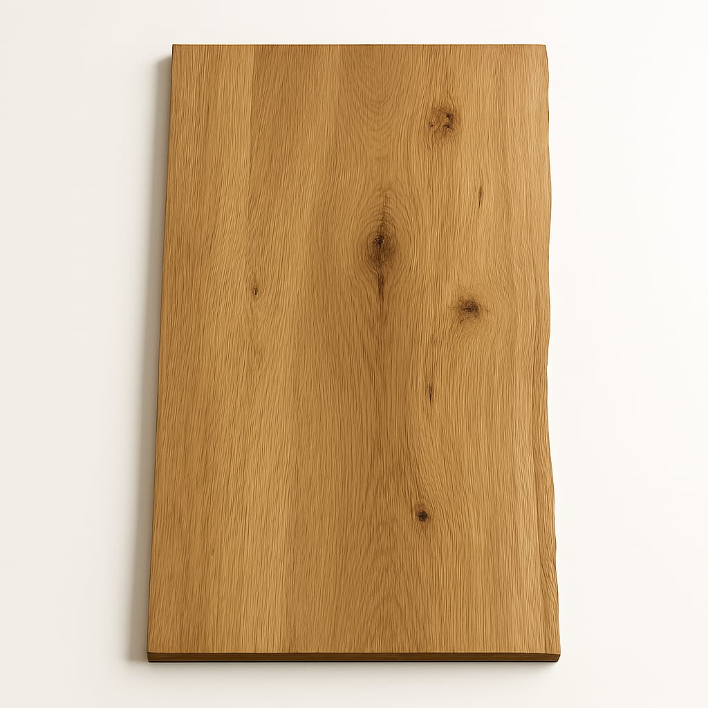 Schreibtischplatte 140x70 cm massiv eiche