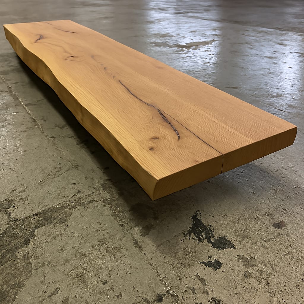 Küchenarbeitsplatte aus Holz Massivholz Eiche