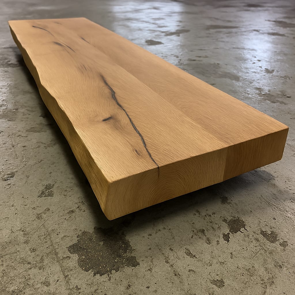 Küchenarbeitsplatte aus Holz Massivholz Eiche massiv