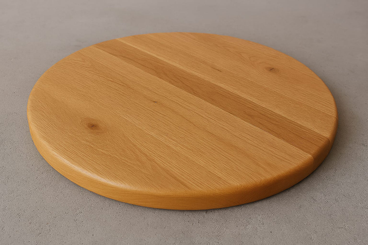 Runde Eiche Tischplatte Massivholz Holz massiv