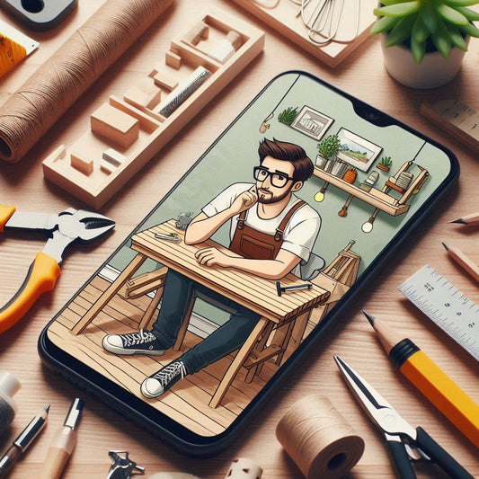 DIY Tisch selber bauen Anleitung Blogbeitrag Zange Holz Massivholz leimen hobeln dübeln schleifen