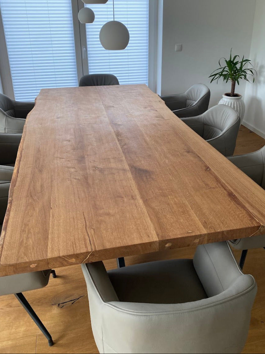 Esstisch Eiche massiv Massivholz Holz Kundenbild 1