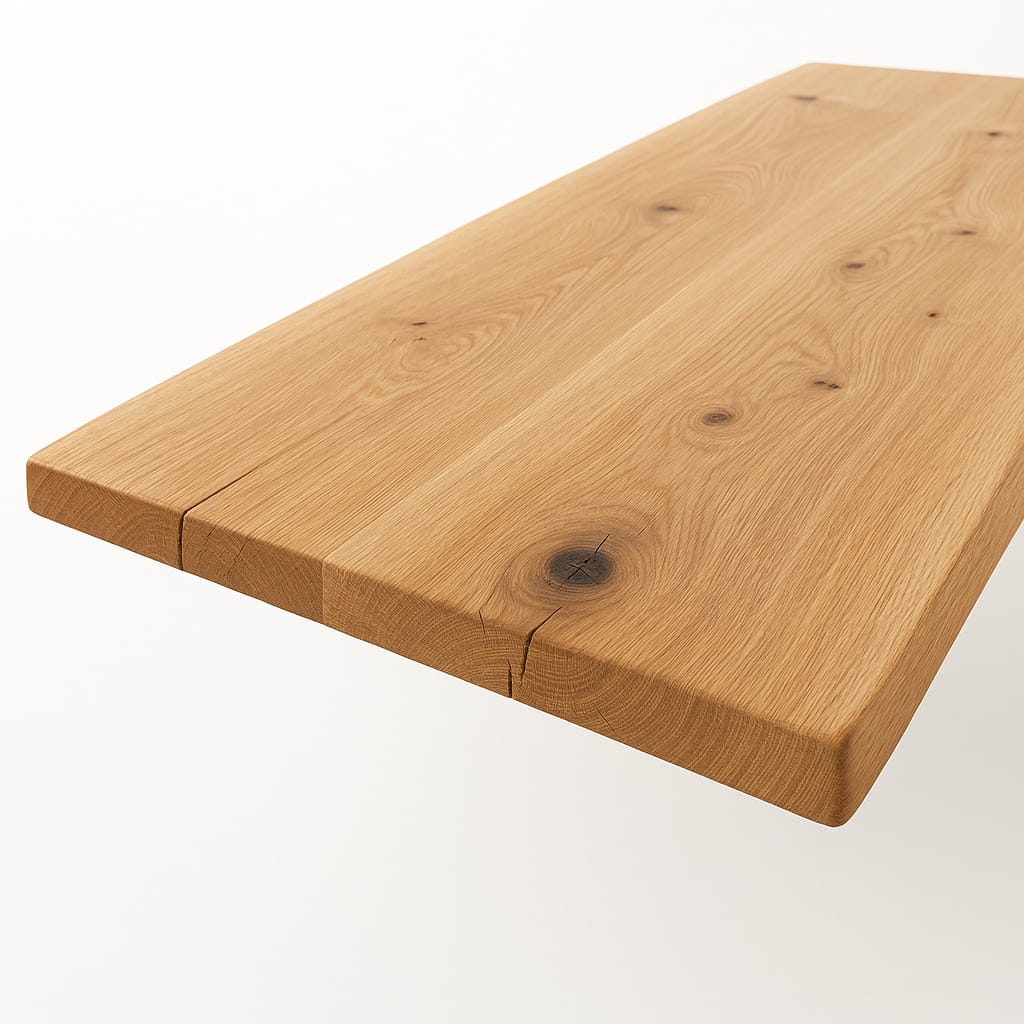 Tischplatte massiv 160x80 cm eiche