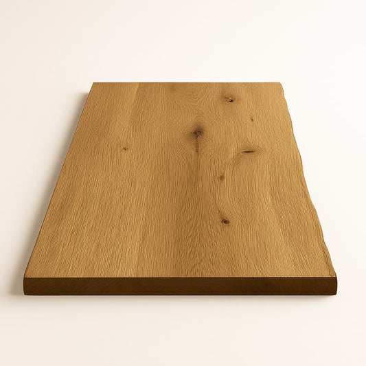 Schreibtischplatte 140x80 cm Eiche Massivholz