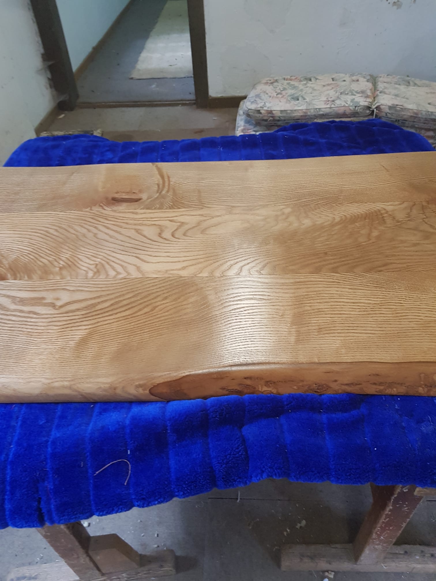 Esche massivholz tischplatte