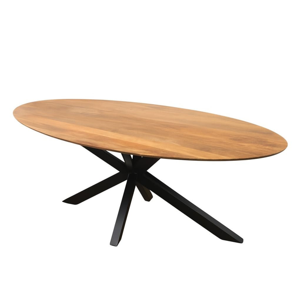 Ovaler Esstisch nach Maß Massivholz Eiche