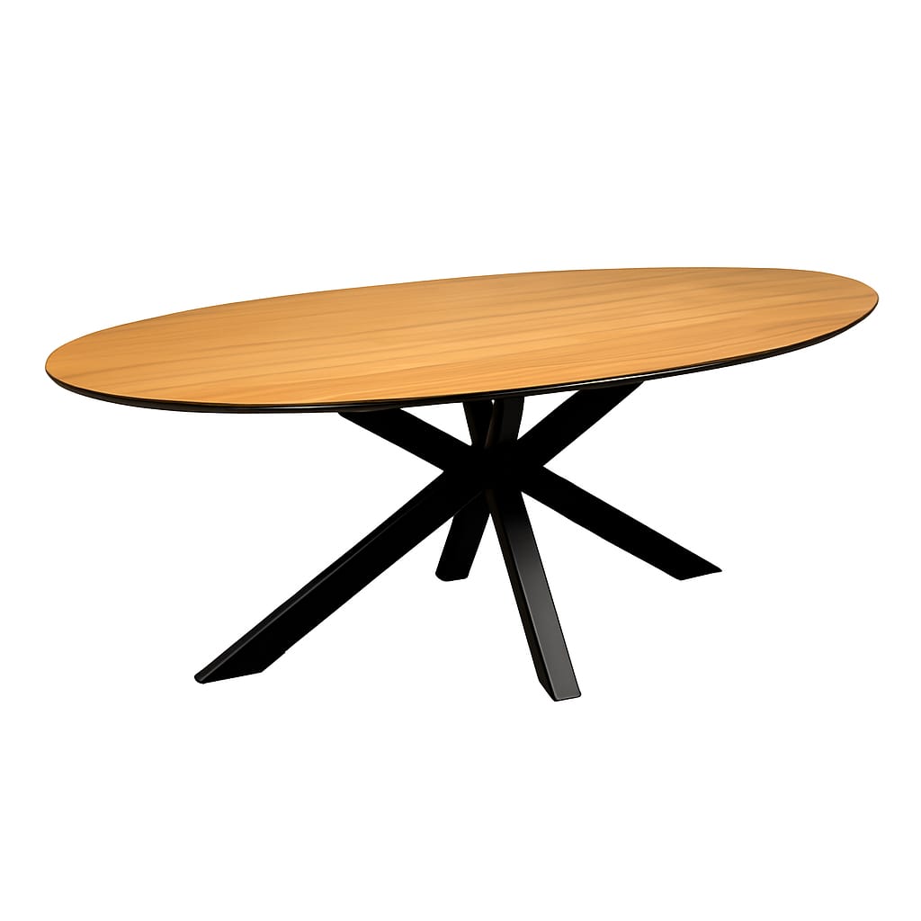 Esstisch Rund Eiche massiv Oval