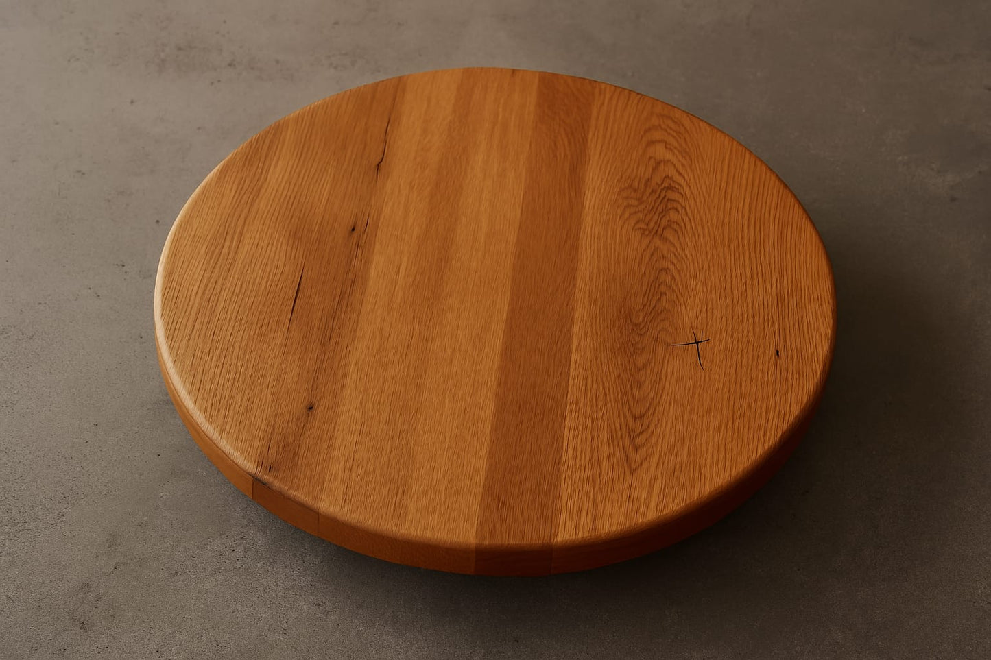 Runde Tischplatte 120 cm massiv Holz Massivholz Eiche 