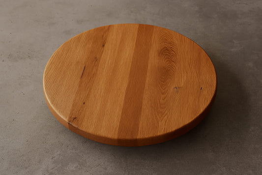 Runde Tischplatte 100 cm massiv Holz Massivholz Eiche 