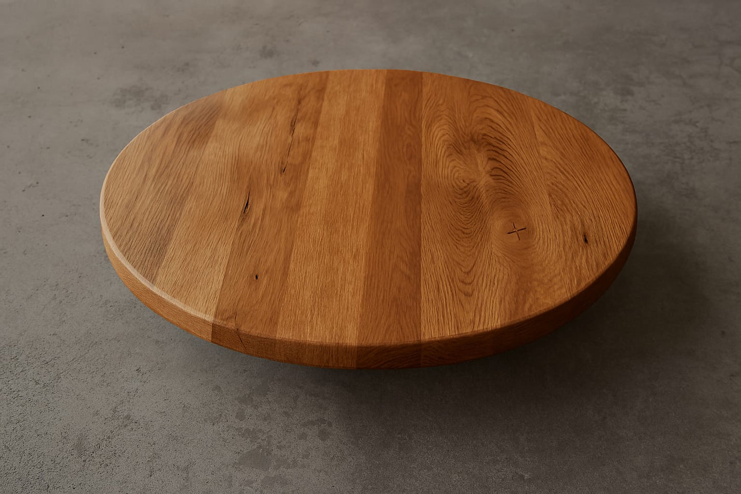 Runde Tischplatte 140 cm massiv Holz Massivholz Eiche 