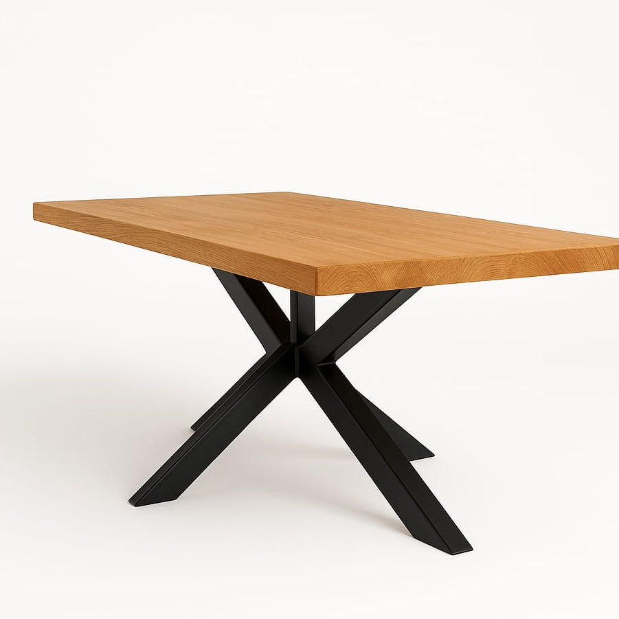 Esstisch Eiche 180x100 cm massiv – für 6–8 Personen
