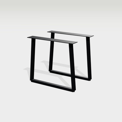Kufengestell Trapez schlank 78 x 72 cm, Stahl schwarz – Vorschau 1