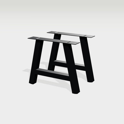 Massives A-Tischgestell 78 x 72 cm aus Stahl, 28,9 kg – Vorschau 1