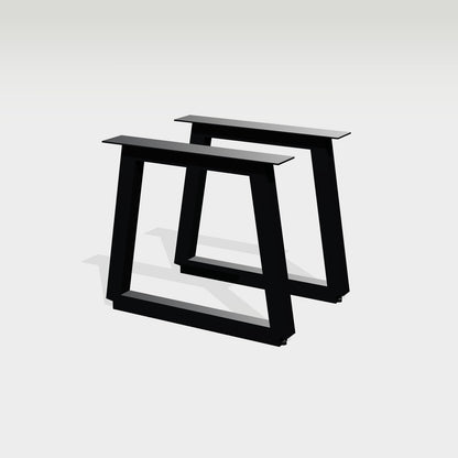 Schweres Trapez-Tischgestell 35 kg, 78 x 72 cm Stahl – Vorschau 1